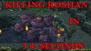 DOTA 1  How To KILL ROSHAN 1v1 in 14 Seconds [upl. by Gerrie]