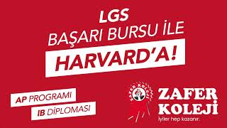 Zafer Koleji  LGS BAŞARI BURSU İLE HARVARDA [upl. by Harhay]