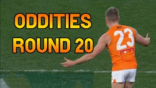 Oddities In The AFL Round 20 2024 [upl. by Namlaz]