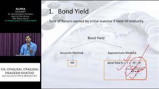 Bonds Valuation Revision by CACFAUSACPAUSA Praveen Khatod [upl. by Nevetse225]