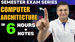 Complete COA Computer Organization amp Architecture in one shot  Semester Exam  Hindi [upl. by Kerat]