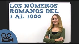 Los números romanos del 1 al 1000 [upl. by Aehsrop]