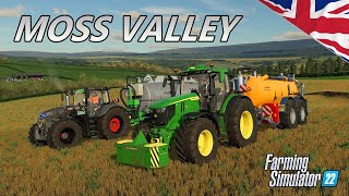 Busy With A Digestate amp Lime Contract  Ep14  Moss Valley  Farming Simulator 22 [upl. by Artemed807]