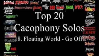 Cacophony Top 20 Solos Part 1  Jason Becker Marty Friedman [upl. by Korie846]