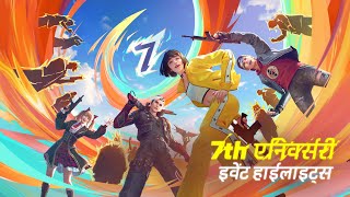 Tutorial 7th Anniversary  Event Highlights  Hindi  Free Fire MAX [upl. by Aramat]