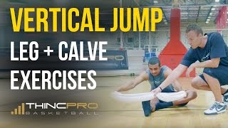 INCREASE VERTICAL JUMP TODAY with These 2 Pro Leg Exercises Vertical Jump Leg Workout [upl. by Mano]