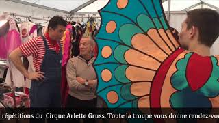 Répétition dans latelier des costumes Arlette Gruss 2018 [upl. by Eila859]