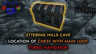 Uttering Hills Cave  Main Loot Navigator  Skyrim [upl. by Mcneely361]