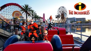 2024 Incredicoaster Ride Disney California Adventure 4K POV [upl. by Erait]