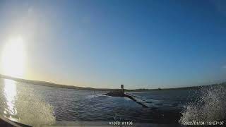 Holy Island causeway crossing not gone so well [upl. by Avon]