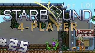 Starbound 10  25  Stolen Money 4 Player Starbound Gameplay [upl. by Lind]