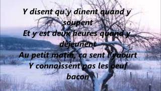 Les maudits français Lynda Lemay Lyrics Destiner a Valentin Mon meilleur ami français [upl. by Grizel267]