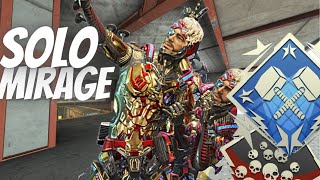 AGGRESSIVE MIRAGE Gameplay Solo vs squads  in Apex Legends Season 13 [upl. by Annot549]