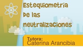 Estequiometría en las neutralizaciones [upl. by Byron]