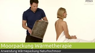 PINO Moorpackung Anwendung amp Anlage  PINO Massage [upl. by Eissirk]