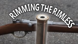 Swaging a Rim on a Rimless Cartridge [upl. by Lantz]