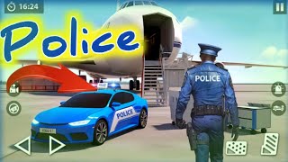 US Police Car Transport Trucks Driving  Car Transporter Trailer Driver Simulator [upl. by Oruhtra]