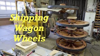 How do I Crate amp Ship 12 Cannon Wheels 11  Engels Coach Shop [upl. by Joh]