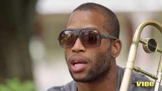 Jazz Fest 2014 Trombone Shorty Takes Us Back to His Street Hustle Days [upl. by Accemahs]