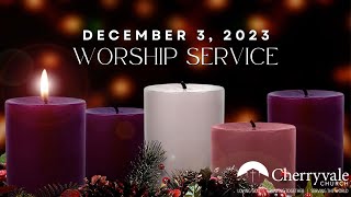 December 3 2023 Sunday Worship Service at Cherryvale UMC Staunton VA [upl. by Waldner481]