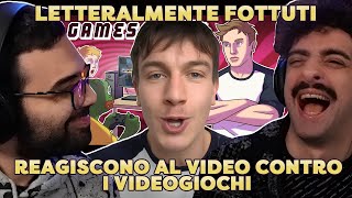 DARIO MOCCIA e MARIO REAGISCONO LETTERALMENTE al FOTTUTO VIDEO CONTRO i VIDEOGIOCHI [upl. by Airual]