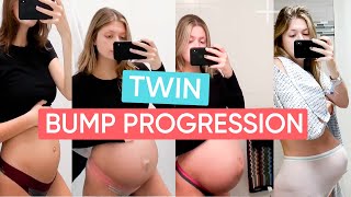 Twin Bump Timelapse  Jen Stone  Channel Mum [upl. by Lira]