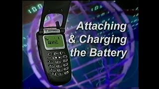 Nextel i1000 Plus Cell Phone Product Usage Video 1999 [upl. by Higbee296]