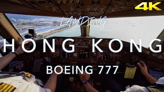 HONG KONG  BOEING 777 4K [upl. by Aliban]