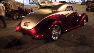 1937 Ford Coupé Custom Street Rod at Mixtecas Cruise nights [upl. by Katleen]