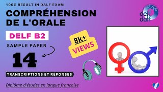 DELF B2  Compréhension de lorale No 14  DELF B2 Listening Practice Test Online [upl. by Omiseno]