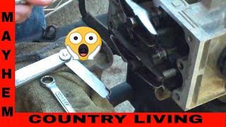 How to adjust valves on an OHV Briggs [upl. by Sinylg]