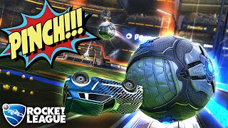 How to do a PINCH in Rocket League kuxir pinch ground pinch tactical pinches [upl. by Hgielar]