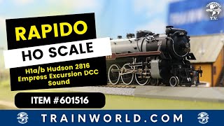 Rapido HO H1ab Hudson 2816 Empress Excursion [upl. by Aleahpar]