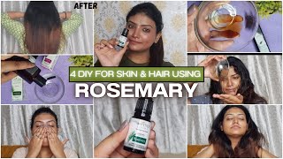 ROSEMARY Essential Oil 4 DIY for Even and Glowing Skin amp Long Healthy Hair✅ diy rosemaryoil [upl. by Fancie]