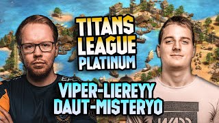 LAN CASTING de VIPER vs LIEREYY y DAUT vs MRYO TITANS LEAGUE ft monozaoe ageofempires aoe2 [upl. by Assilana455]