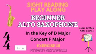 🎶Can you play this PLAYALONG for ALTO SAX 🎶 [upl. by Lyj]