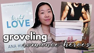 Groveling Heroes in Romance Books  More Groveling Romance Recommendations [upl. by Enomahs]