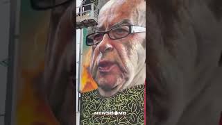 Ismail Kadare gdhendet ne muralet e Tiranes [upl. by Mindy]