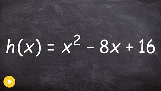 Graphing a quadratic function by finding the vertex and x  intercepts [upl. by Gomar]