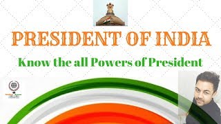 PRESIDENT  CONSTITUTION OF INDIA  Indian Polity  VARUN AWASTHI [upl. by Luciano589]