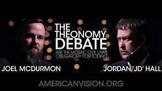 The Theonomy Debate  Joel McDurmon vs Jordan Hall [upl. by Amorette382]