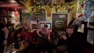 quotThe Lonesome Boatmanquot on 5 String Violin Guitar amp TinWhistle  Peadar ODonnells Pub Derry City [upl. by Rimma]