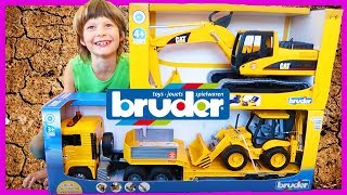 Bruder JCB Backhoe or Excavator Which Construction Truck Should We Get [upl. by Jacklyn]