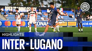 LA PRIMA DOPPIETTA DI TAREMI  INTER 32 LUGANO  HIGHLIGHTS  AMICHEVOLE 202425 ⚽⚫🔵 [upl. by Ewens]