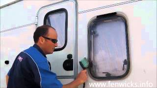 Cleaning a caravan using Fenwicks  Part 3 [upl. by Aryhs855]