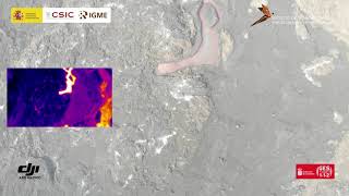 201021 D Recorrido visualtérmico de la colada Erupción de La Palma IGMECSIC [upl. by Oidualc]