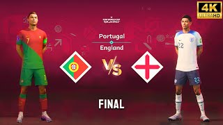 FIFA 23  Portugal vs England  Ronaldo vs Bellingham  FIFA World Cup Final Match 4K60 [upl. by Notniuq271]