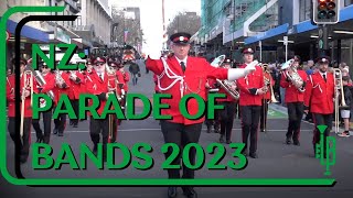 Parade of Bands New Zealand Brass Band Championships 2023 [upl. by Akeem]