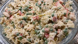 How To Make A Seafood Pasta Salad [upl. by Maite787]