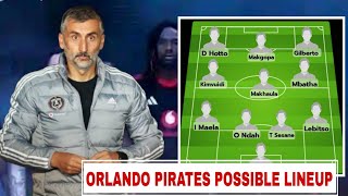 BREAKING NEWS Orlando Pirates vs Jwaneng Galaxy Possible Lineup for Tomorrows Clash CAF CL [upl. by Ellertnom]